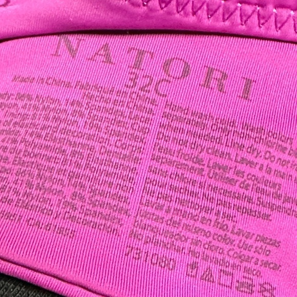 BRA NATORI 32C Violet 731080 underwire lightly padded 3454 PS - Picture 4 of 12